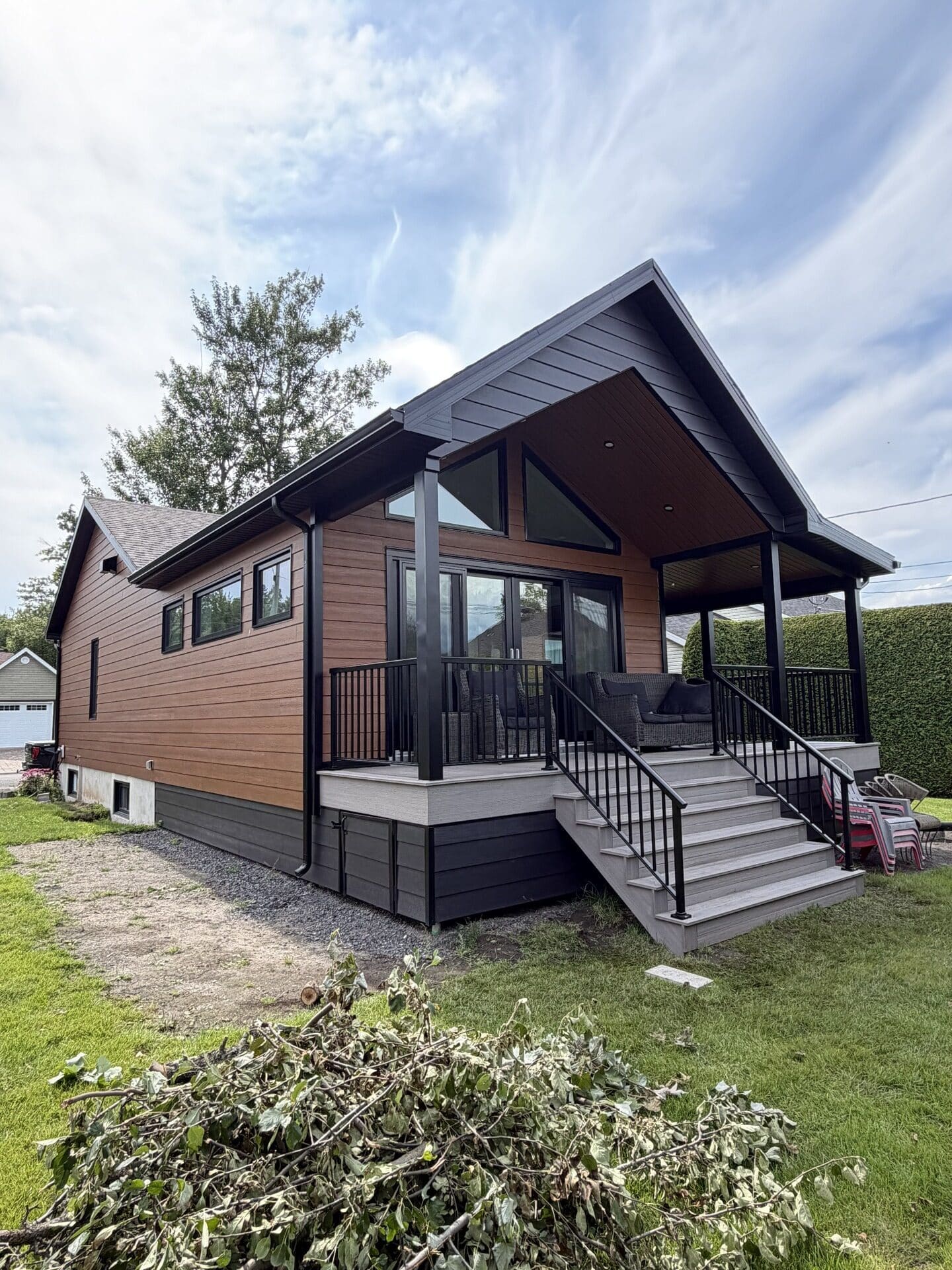 Maison neuve réalisée par Construction Yanick Dubois.